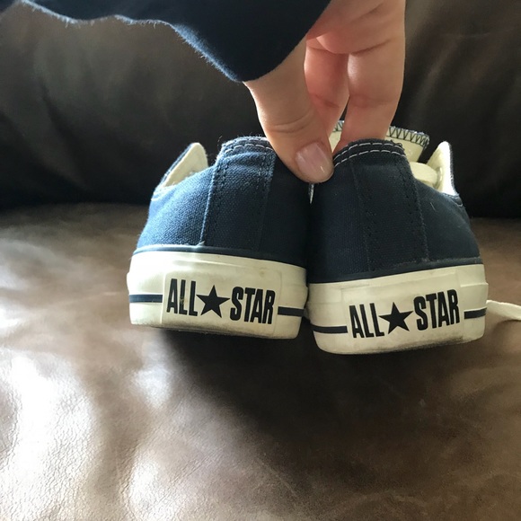 Navy Converse Sneakers - Picture 4 of 5
